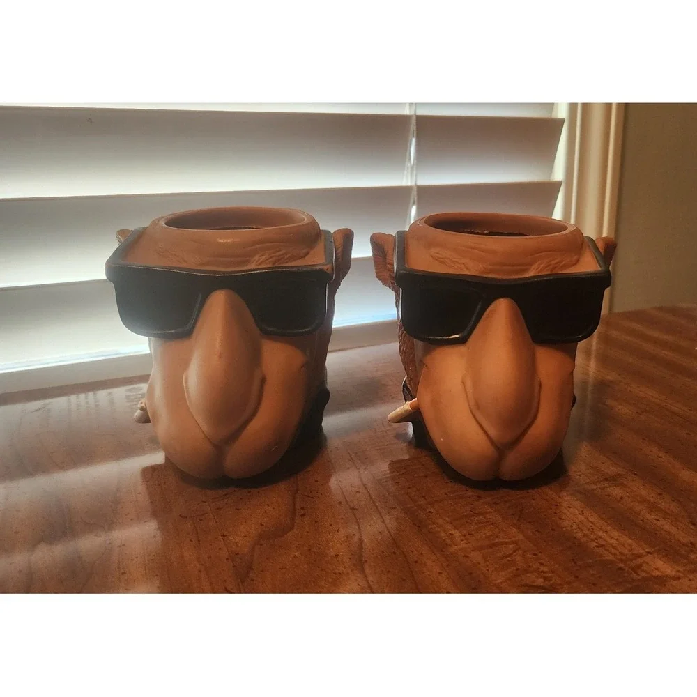 Set Of 2 Vinatge‎ Joe Camel Drinking Kozies Drink Holders